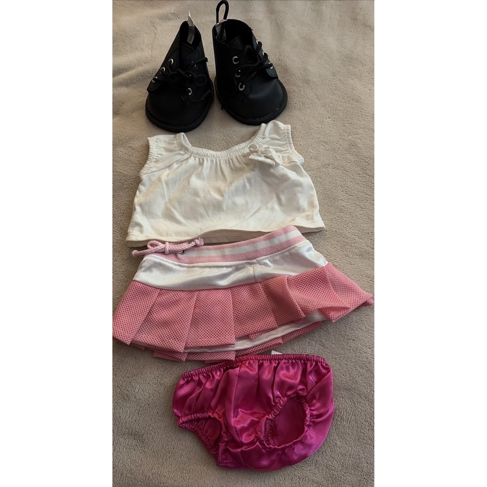 Build A Bear Outfit - Shirt, Skirt, Shoes Outfit Cute